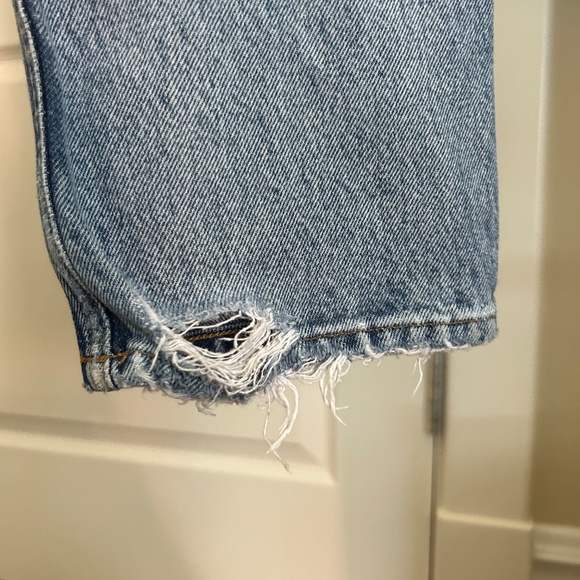 Agolde Riley Crop in Endless Organic 27 - Picture 6 of 9